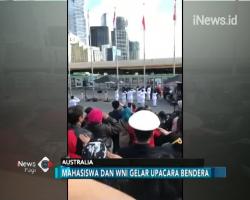 Peringati HUT ke 73 RI, Mahasiswa dan WNI Gelar Upacara Bendera di Australia