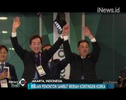 Gunakan Bendera Persatuan, PM Korsel dan Korut Bergandeng Tangan