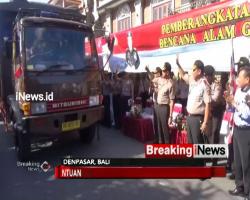 Bantu Korban Gempa Lombok, Polda Bali Kirim 7 Truk Kebutuhan Pokok