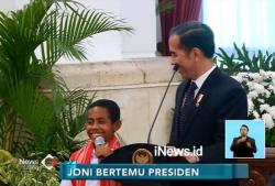Bertemu Presiden Jokowi, Joni Kala Minta Sepeda dan Rumah