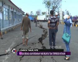 Pelabuhan Kayangan di Lombok Timur Rusak akibat Gempa