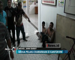 Jambret Ponsel Milik Wanita, 2 Pemuda di Bekasi Bonyok Dihajar Massa