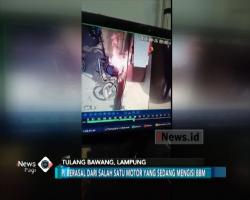 Nyalakan Motor saat Isi BBM, SPBU di Lampung Ludes Terbakar