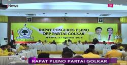 DPP Partai Golkar Gelar Rapat Pleno, Ini yang Dibahas