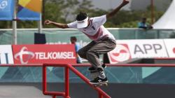 Sanggoe Darma Berikan Perak untuk Indonesia dari Cabor Skateboard