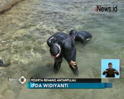 Taklukkan Selat Buton, 12 Polwan Berenang Sejauh 5,4 Mil