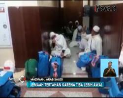 Datang Lebih Awal, Jemaah Gelombang 2 Tertahan di Luar Hotel