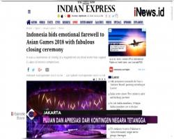 Sukses Gelar Asian Games 2018, Media Asing Puji Indonesia