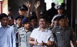 Myanmar Vonis Wartawan Reuters 7 Tahun Terkait Dokumen Muslim Rohingya