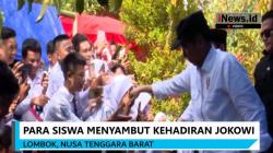 Kunjungi SMPN 6 Kota Mataram, Jokowi Minta Pembangunan Dipercepat