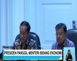 Rupiah Rontok, Presiden Jokowi Gelar Rapat Internal
