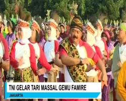346.850 Keluarga TNI dan Polri Ikuti Tari Massal Gemu Famire