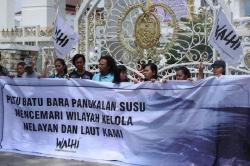Baru Sehari Menjabat, Edy-Ijeck Didemo Walhi soal PLTU Pangkalan Susu
