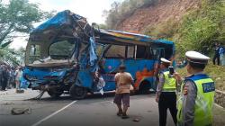 Bangkai Bus yang Tewaskan 23 Orang di Sukabumi Berhasil Dievakuasi