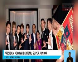 Kunjungan Kenegaraan ke Korsel, Jokowi Sempatkan Bertemu Personel Suju