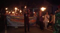 Ribuan Warga Prabumulih Pawai Obor Meriahkan Tahun Baru Islam