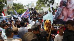 Demo Tolak Trawl, Ratusan Nelayan Babel Gelar Aksi Jalan Kaki 120 Km