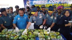 Sabu yang Diamankan dari Speedboat Asal Malaysia Bernilai Rp134 Miliar