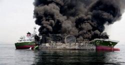 Kapal Fungka Permata V Terbakar di Banggai Laut Sulteng, 8 Orang Tewas