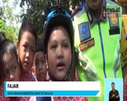 Bocah Pelanggar Lalin di Polewali Mandar Dinobatkan Jadi Duta Bersepeda