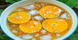 Menikmati Es Jeruk Selasih, Minuman Segar di Siang Hari