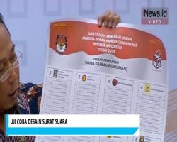 KPU Lakukan Uji Publik Desain Surat Suara Pemilu 2019