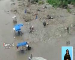 Detik-Detik Air Bah Terjang Sungai Siraisan Terekam Video Amatir