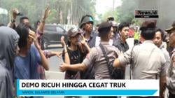 Demo Pelemahan Rupiah, Aksi Mahasiswa di Maros Rusuh