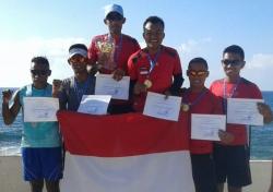 Pasukan Garuda Indobatt Juara Triathlon di Lebanon