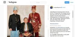 Walkout, Ani Posting SBY dan Putranya Kenakan Busana Adat di Instagram