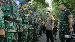 Gelar Apel Gabungan, Kapolda Sumut: Jangan Coba Pecah Belah TNI-Polri
