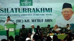 KH Ma'ruf Amin Yakin Bisa Raih 70 Persen Suara di Kabupaten Tegal