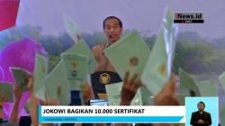 Jokowi Bagi-Bagi 10.000 Sertifikat Tanah di Tangerang