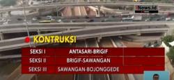 Telan Biaya Triliunan, Begini Pembangunan Tol Depok-Antasari