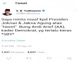 Andi Arief Kembali Buat Cuitan Kontroversi di Twitter, SBY Minta Maaf