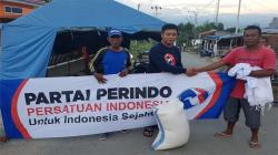 Meski Kena Bencana, DPW Perindo Sulteng Tetap Bantu Korban Gempa Palu
