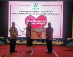 TOP CSR 2018, MNC Peduli Terima Donasi untuk Korban Bencana di Sulteng