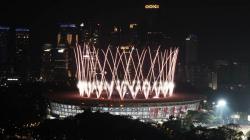 Pesta Kembang Api Meriahkan Pembukaan Asian Para Games 2018 