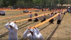 Buat Kain Tenun Stagen 1.001 Meter, Perajin Yogya Ini Cetak Rekor MURI