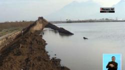 Ratusan Meter Tanggul Lumpur Lapindo Ambles, Warga Cemas