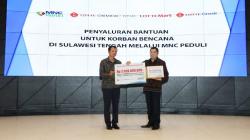 Lotte Chemical Titan Beri Bantuan Korban Gempa Palu melalui MNC Peduli