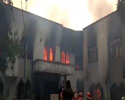 Diduga Korsleting, Asrama Ponpes Institut Alquran di Pamulang Ludes Terbakar