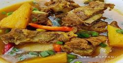 Lezatnya Pindang Tulang Iga Sapi, Makin Segar Dicampur Nanas