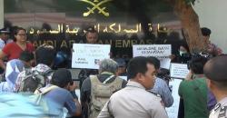 Khashoggi Diduga Dibunuh, Wartawan Geruduk Kedubes Saudi di Jakarta