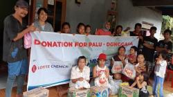 Lotte Chemical Titan Nusantara dan MNC Peduli Distribusikan Bantuan