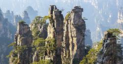 Taman Tertinggi di China, Keindahan Zhangjiajie Tertutup Kabut