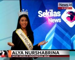 Jelang Miss World 2018 di China, Alya Nurshabrina Optimistis