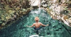 Mengalir di Kaki Gunung Salak, Sungai Kalimati Terkenal Berair Jernih