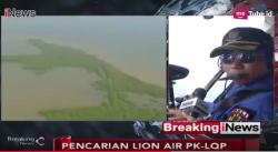Begini Pantauan Udara Evakuasi Pesawat Lion Air JT 610 PK-LQP