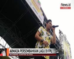 Band Armada Ramaikan Festival Pesona Lokal, Warga Palembang Bernyanyi
